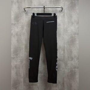 Authentic Chrome Hearts Black Cotton Leggings